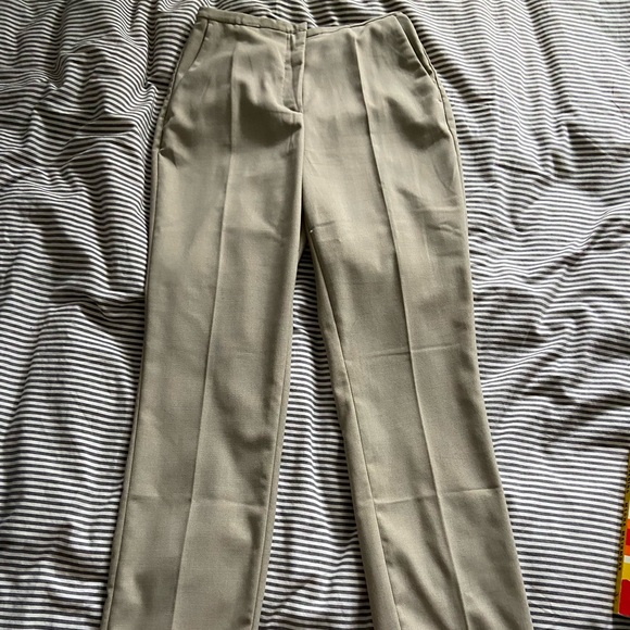 Fitted Linen Dress Pants - Picture 1 of 2